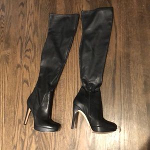 Sam Edelman Over the Knee Leather high heel boots